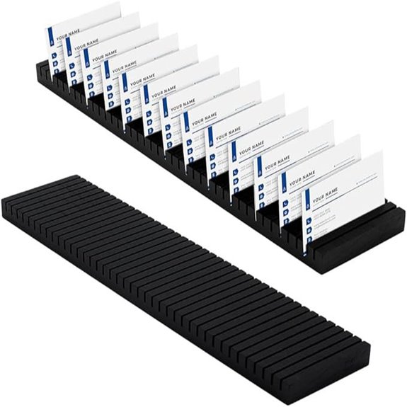 PandaHall Wooden Name Badge Holders (2pcs)