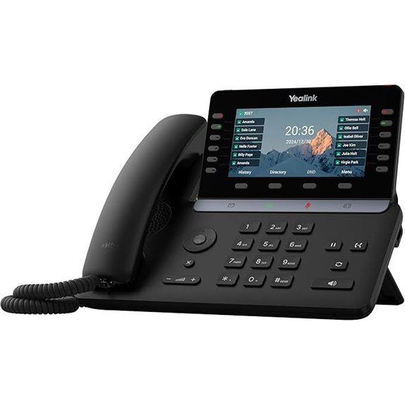 Yealink SIP-T85W Wi-Fi IP Phone with 16 SIP Accounts