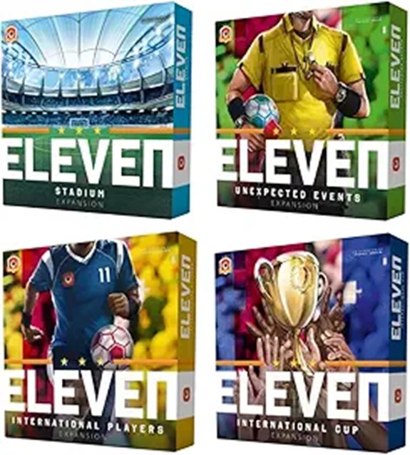 Eleven Football Manager Board Game Expansions Bundle (4 Items)