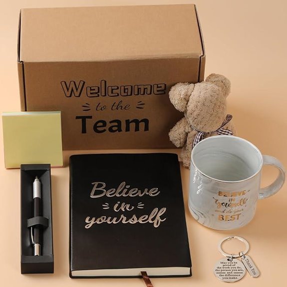 Employee Appreciation Gift Set with Mug and Notebook