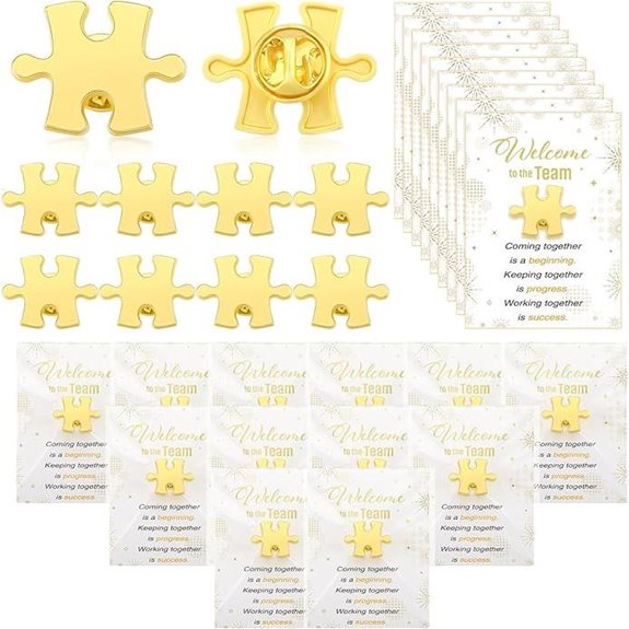 Hoteam Employee Welcome Gift Sets with Pins and Cards