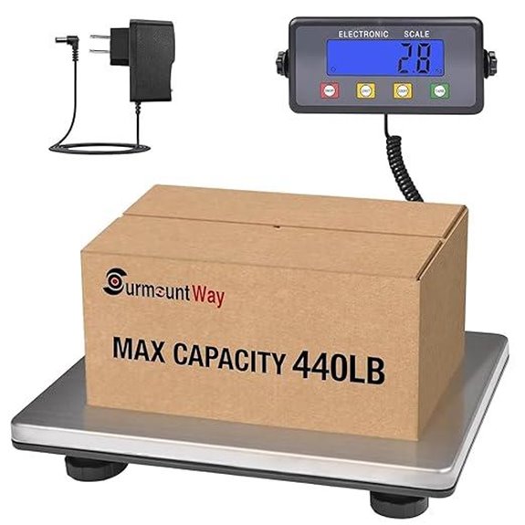 SurmountWay Digital Postal Scale 440lb Capacity