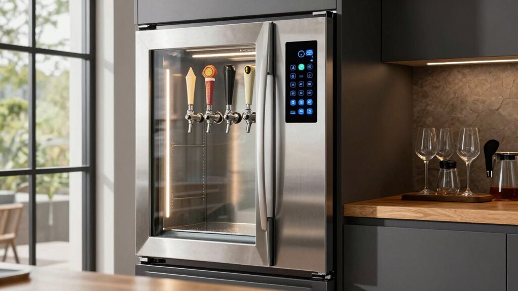 kegerator capacity features durability