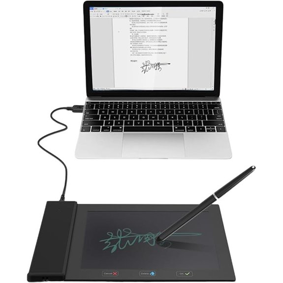 Signature Pad for Work 6x4 Inch with Stylus