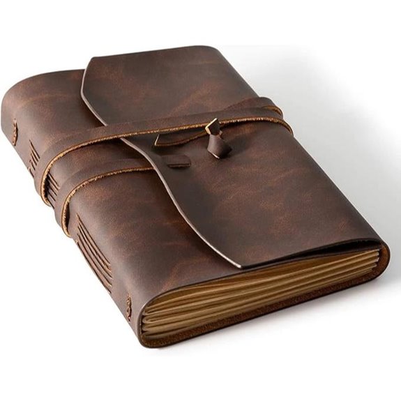 Leather Journal Notebook for Writing and Travel