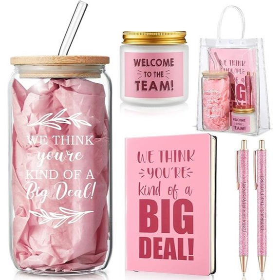Thenshop 6 Pc Employee Welcome Gift Set (Pink)