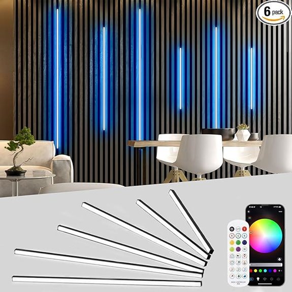 Lichaser RGB Smart Recessed LED Wall Panel Lights