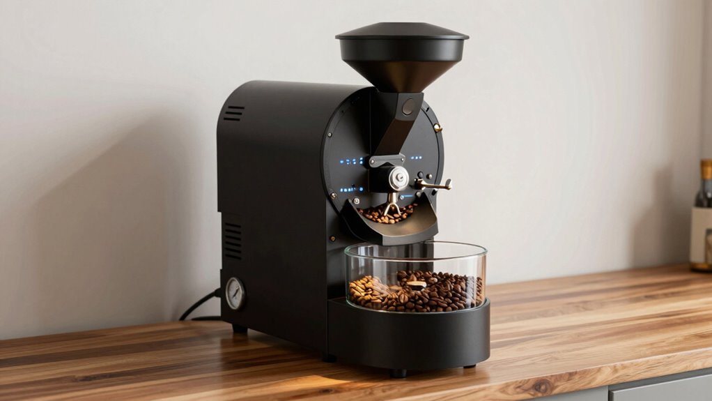 roaster features and controls