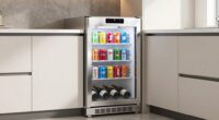 top built in beverage fridges