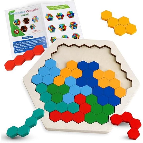 Skrtuan Wooden Puzzle Blocks for Kids and Adults