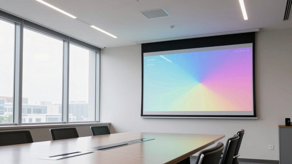 bright calibrated mounted projector