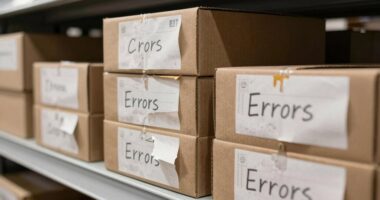 incorrect labels cause inventory errors
