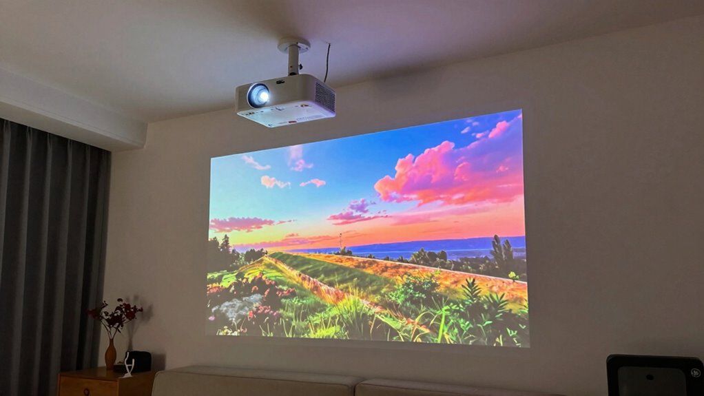 optimal projector brightness guidelines