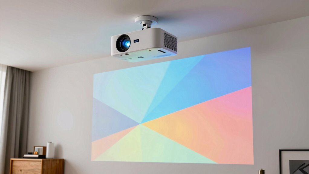 optimal projector placement guidelines