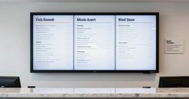 poorly planned display content