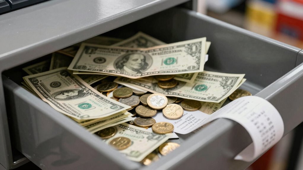 prevent cash handling errors