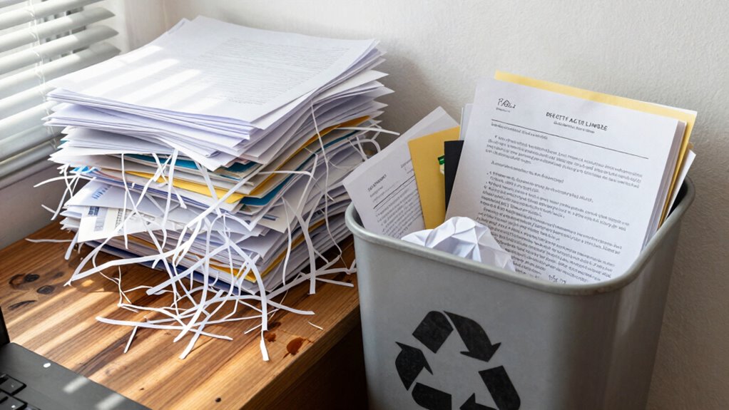 risks of improper document disposal