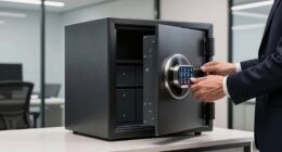 secure office safe installation