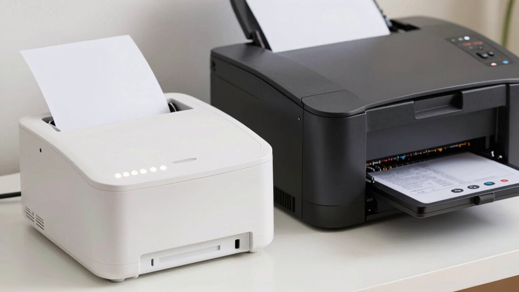 thermal printers are simpler