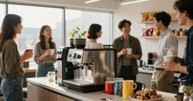 coffee upgrade snack notice