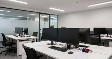 poor office equipment placement