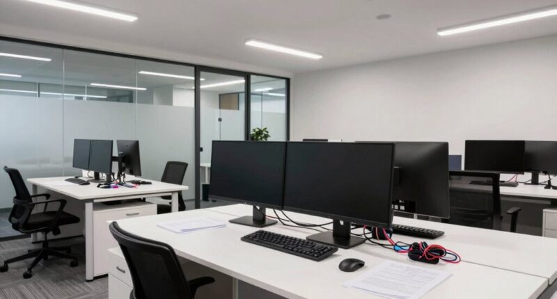 poor office equipment placement