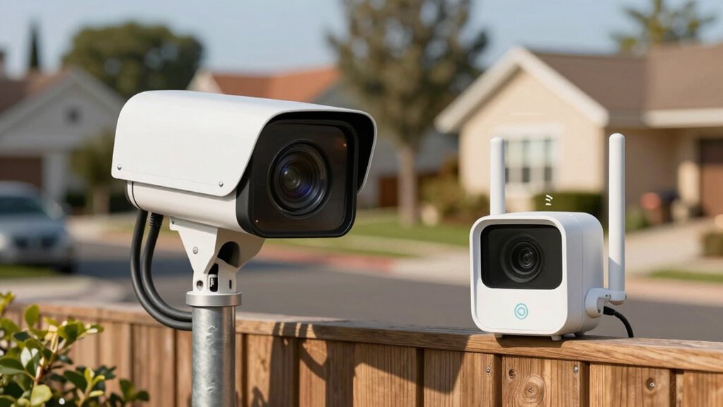 wired cameras offer stability