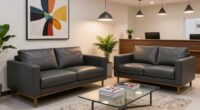comfortable startup waiting couches
