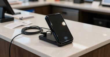 countertop card reader setup