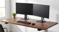 durable dual monitor desks