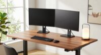 durable dual monitor stand