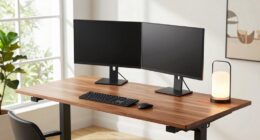 durable dual monitor stand