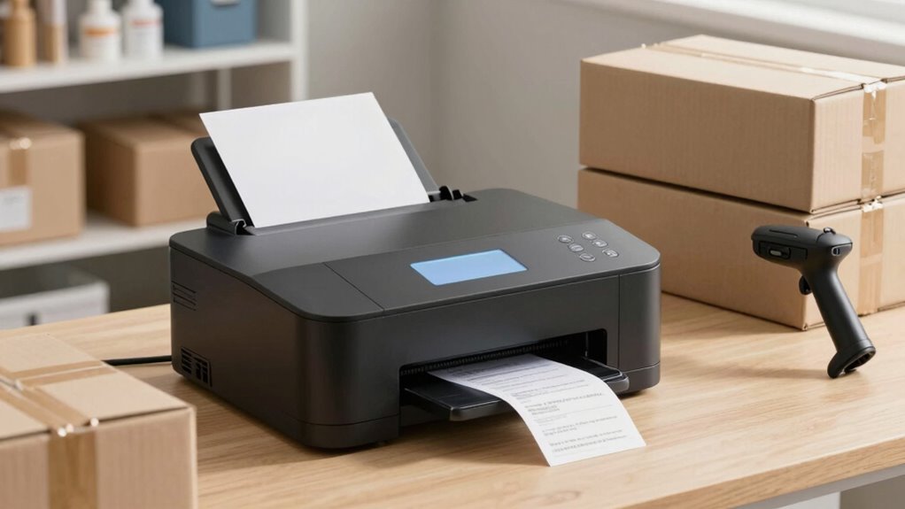 efficient thermal shipping labels