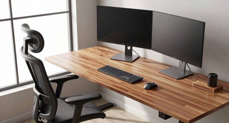 ergonomic desk setup tips