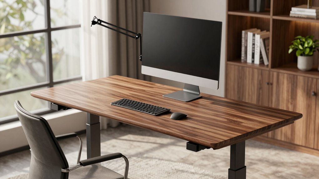 ergonomic organized adjustable workspace
