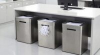 heavy duty office shredder bins