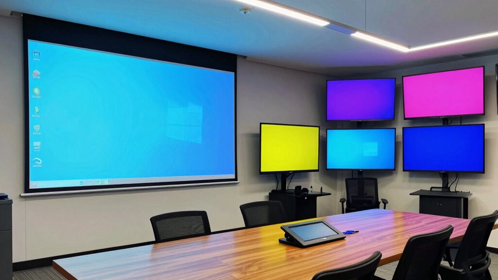 interactive high resolution training displays