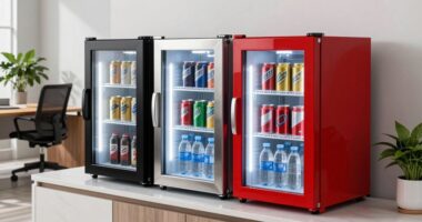 mini fridge beverage options