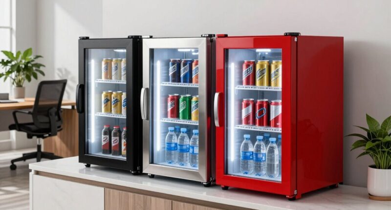 mini fridge beverage options