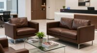 office lobby sofa options
