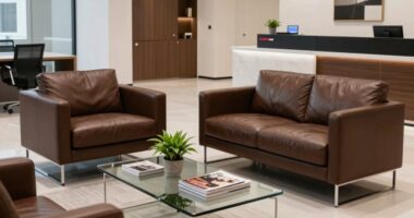 office lobby sofa options