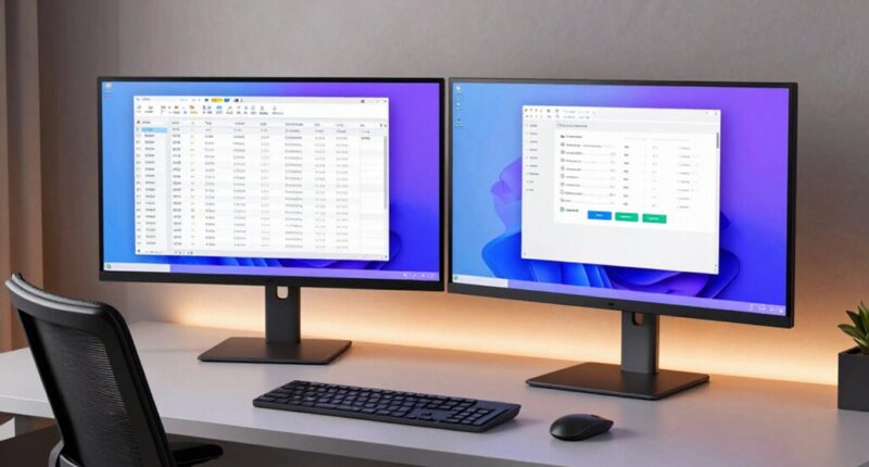 optimal dual monitor setup