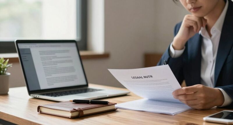 properly handling legal notices