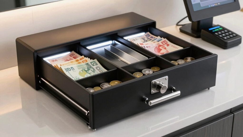secure durable compatible cash drawer