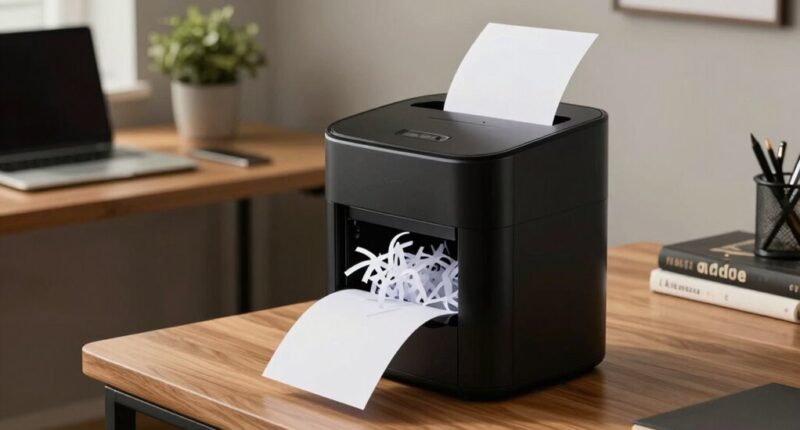 silent efficient shredding workflow