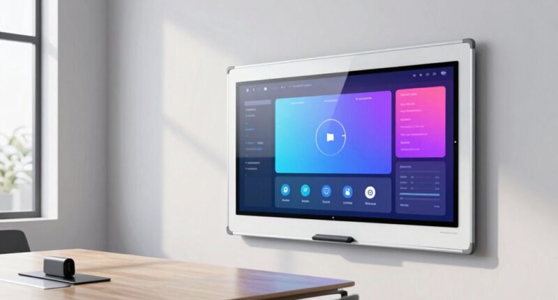 small office interactive board selection