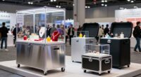 trade show display case comparison