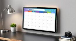 wall mounted digital planning