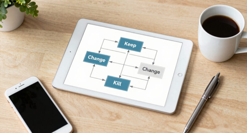 Outcome-First Decisions: Keep, Change, or Kill