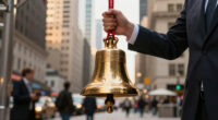 Trump rings Wall Street's opening bells as he ties his presidency to stock market gains